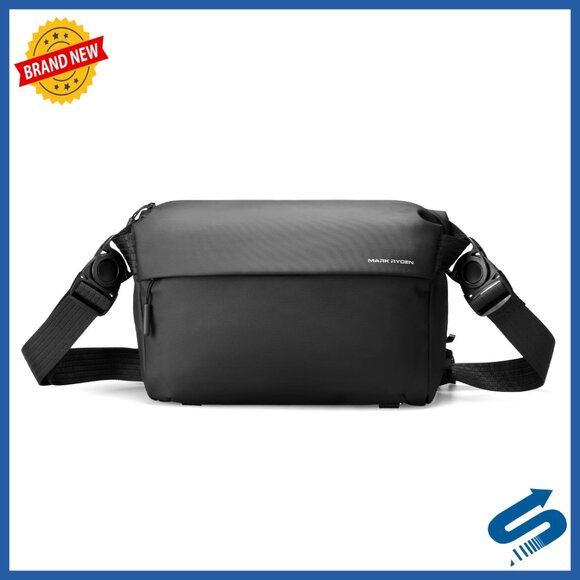 6L Crossbody Sling Bag with Tablet Compartment Lightweight Nylon EDC
